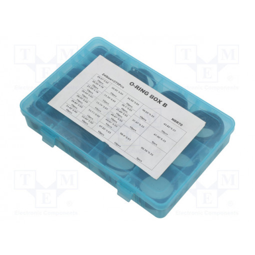 OBOX-275-NBR-IN; O-ring set; NBR; inch; Pcs: 275; ORING USZCZELNIENIA TECHNICZNE