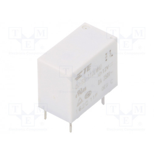 1721260-5; Relay: electromagnetic; SPST-NO; Ucoil: 12VDC; 8A/250VAC; 8A/30VDC; TE Connectivity