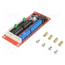 OKY2152; DC-motor driver; L293D; PWM,analog; Uin mot: 5÷16V; Uin log: 5V; OKYSTAR OKY2152; DC-motor driver; L293D; PWM,analog; Uin mot: 5÷16V; Uin log: 5V; OKYSTAR