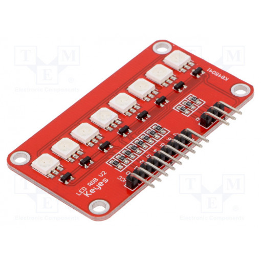 OKY3208; Module: LED; 5VDC; No.of diodes: 8; Channels: 8; Colour: RGB; OKYSTAR