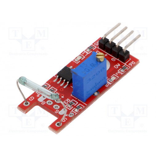 OKY3439; Sensor: reed switch; 5VDC; 18x15x4.44mm; OKYSTAR