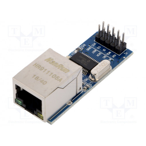OKY3486-1; Module: Ethernet; 3.3VDC; SPI; ENC28J60; 50x20x15mm; OKYSTAR OKY3486-1; Module: Ethernet; 3.3VDC; SPI; ENC28J60; 50x20x15mm; OKYSTAR