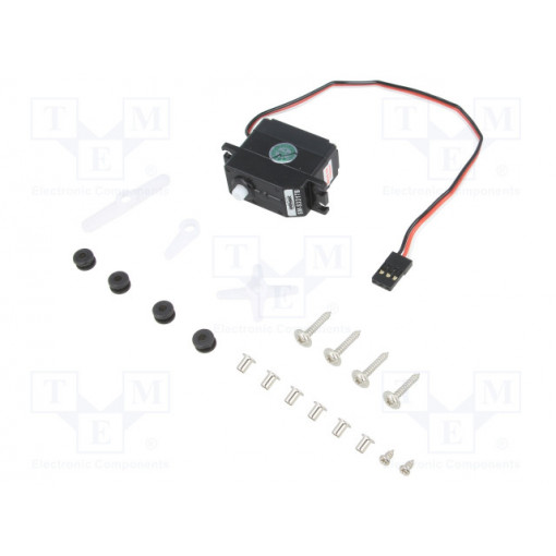 OKY8058; Motor: servo; 4.8÷6VDC; mini; analogue; 24.7g; 31.3x16.5x28.6mm; SpringRC