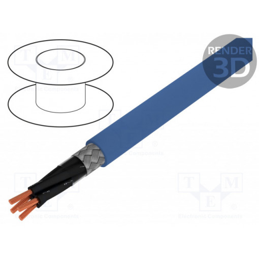 0012646; Wire; ÖLFLEX® EB CY; 18x0,75mm2; PVC; blue; 300/500V; LAPP KABEL 0012646; Wire; ÖLFLEX® EB CY; 18x0,75mm2; PVC; blue; 300/500V; LAPP KABEL