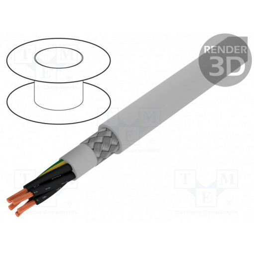 0011182; Wire; OLFLEX® 191 CY; 5G1mm2; tinned copper braid; PVC; grey; LAPP KABEL 0011182; Wire; OLFLEX® 191 CY; 5G1mm2; tinned copper braid; PVC; grey; LAPP KABEL