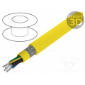 0012766; Wire; ÖLFLEX® 540 CP; 7G1,5mm2; tinned copper braid; PUR; yellow; LAPP KABEL