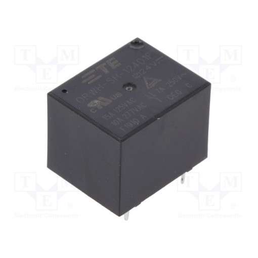 1-1721150-5; Relay: electromagnetic; SPDT; Ucoil: 24VDC; 10A/277VAC; 10A/28VDC; TE Connectivity