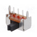 OS102011MA1QN1C; Switch: slide; Pos: 2; SPDT; 0.1A/12VDC; ON-ON; Mounting: THT; C&K