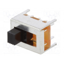 OS203013MT6QN1; Switch: slide; Pos: 3; DP3T; 0.1A/12VDC; ON-ON-ON; Mounting: THT; C&K