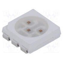 OS5RKTS4C1A; LED; SMD; 5060,PLCC6; red; 4200÷5800mcd; 5x5x1.5mm; 120°; 1.8÷2.6V; OPTOSUPPLY