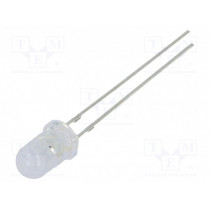 OS5YEA51A5A; LED; 5mm; yellow; 2180÷3000mcd; 100°; 20mA; 1.8÷2.6V; Front: convex; OPTOSUPPLY