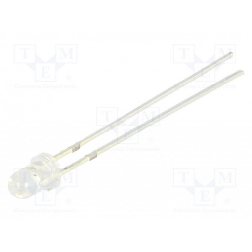 OSB3SA3131A; LED; 3mm; blue; 4200÷5800mcd; 30°; convex; OPTOSUPPLY