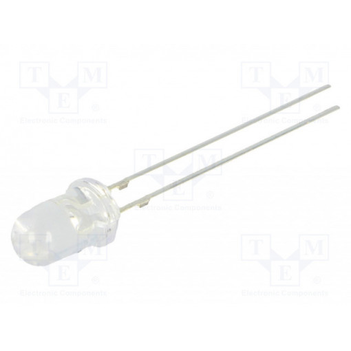 OSB3SA5111A; LED; 5mm; blue; 8400÷10000mcd; 15°; convex; OPTOSUPPLY