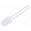 OSG5DA51A5A; LED; 5mm; green; 2180÷3000mcd; 100°; 20mA; 2.7÷3.4V; Front: convex; OPTOSUPPLY