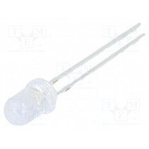 OSG5DA51A5A; LED; 5mm; green; 2180÷3000mcd; 100°; 20mA; 2.7÷3.4V; Front: convex; OPTOSUPPLY