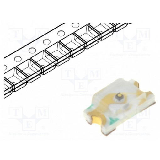 OSG80603C1E; LED; SMD; 0603; green; 5÷15mcd; 1.6x0.8x0.6mm; 120°; 1.6÷2.4V; 5mA; OPTOSUPPLY