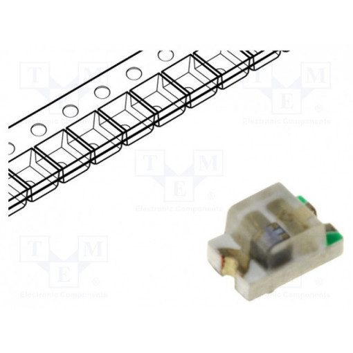 OSG80805C1E; LED; SMD; 0805; yellow green; 20÷35mcd; 2x1.25x0.8mm; 120°; 2÷2.6V; OPTOSUPPLY