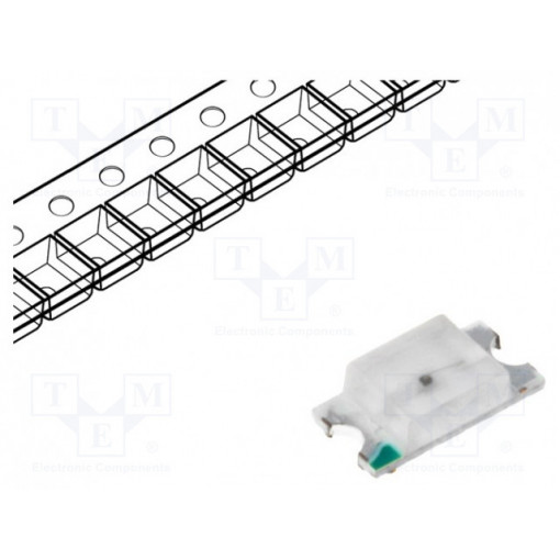 OSG81206C1C; LED; SMD; 1206; yellow green; 20÷45mcd; 3.2x1.6x0.8mm; 120°; 20mA; OPTOSUPPLY