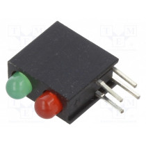 OSGRLX3E34X-3F2B; LED; bicolour,in housing; red/yellow-green; 3mm; No.of diodes: 2; OPTOSUPPLY OSGRLX3E34X-3F2B; LED; bicolour,in housing; red/yellow-green; 3mm; No.of diodes: 2; OPTOSUPPLY