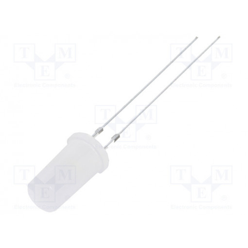 OSM5DK5TA2A; LED; 5mm; white warm; 500÷750mcd; 180°; 20mA; 2.7÷3.4V; Front: flat; OPTOSUPPLY