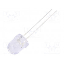 OSO5JA8131A-12V; LED; 8mm; orange; 1120÷1560mcd; 30°; Front: convex; Pitch: 2.54mm; OPTOSUPPLY