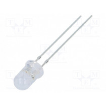 OSR5MS51A5A; LED; 5mm; red; 2180÷3000mcd; 100°; 3÷5V; 20mA; Lens: diffused; 1.8Hz; OPTOSUPPLY