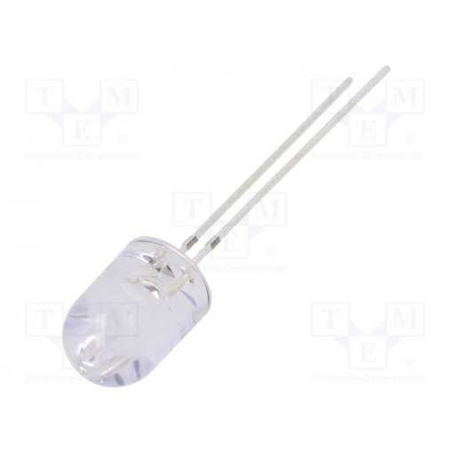 OSR5PA8B31B; LED; 8mm; red; 8400÷10000mcd; 30°; Front: convex; Pitch: 2.54mm; OPTOSUPPLY