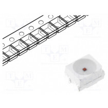 OSR5PAS3C1A; LED; SMD; 3528,PLCC4; red; 1560÷1800mcd; 3.5x2.8x1.9mm; 120°; 50mA; OPTOSUPPLY