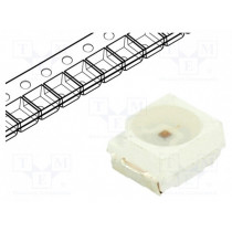 OSR7CAS1C1A; LED; 3528,PLCC2; red; 500÷700mcd; 120°; 3.5x2.8x1.9mm; 10mW; OPTOSUPPLY