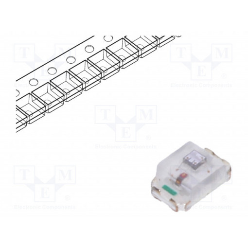OSRS0805C1E (TYPE B); LED; red; 70÷150mcd; 120°; 3÷4V; 20mA; Variant: blinking; Case: 0805; OPTOSUPPLY