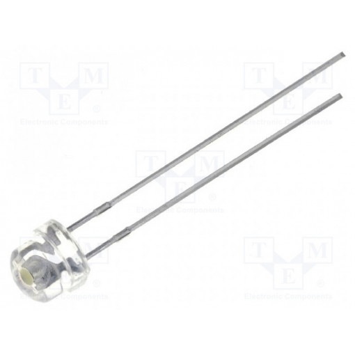 OSW54K5PE1A; LED; 4.8mm; white cold; 3000÷4200mcd; 140°; Front: convex; 2.8÷3.6V; OPTOSUPPLY