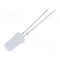 OSW5DK5TA2A; LED; 5mm; white cold; 750÷1120mcd; 180°; 20mA; 2.7÷3.4V; Front: flat; OPTOSUPPLY