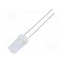 OSW5DK5TC5A; LED; 5mm; white cold; 1120÷1560mcd; 120°; 20mA; 2.7÷3.4V; OPTOSUPPLY