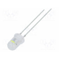 OSW5DS51A5A; LED; 5mm; white cold; 4200÷5800mcd; 100°; 3÷5V; 20mA; Lens: diffused; OPTOSUPPLY