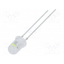 OSW5DS51A5A; LED; 5mm; white cold; 4200÷5800mcd; 100°; 3÷5V; 20mA; Lens: diffused; OPTOSUPPLY