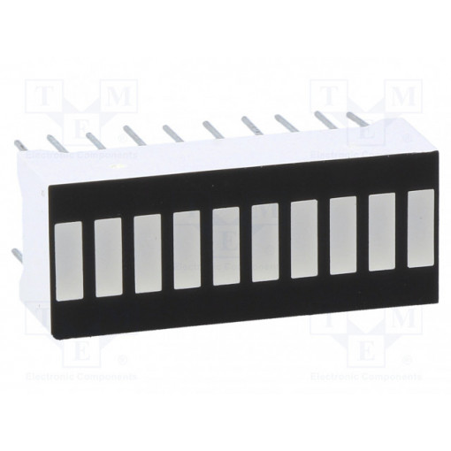 OSX10201-RGY1; Display: LED; bargraph; red (4x) / green (3x) / yellow (3x); OPTOSUPPLY OSX10201-RGY1; Display: LED; bargraph; red (4x) / green (3x) / yellow (3x); OPTOSUPPLY