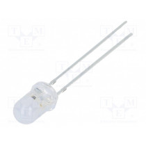 OSY5MS51A5A; LED; 5mm; yellow; 2180÷3000mcd; 100°; 3÷5V; 20mA; Lens: diffused; OPTOSUPPLY