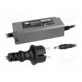 OWA-60E-12; Power supply: switched-mode; LED; 60W; 12VDC; 5A; 90÷264VAC; IP67; MEAN WELL