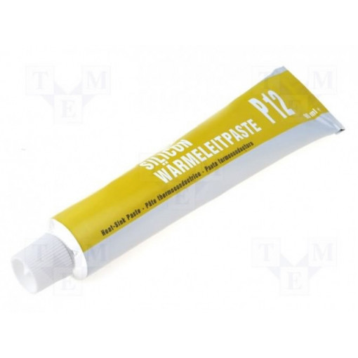 P12; Heat transfer paste; white; silicon based; 90ml; P12; 0.81W/mK; WACKER