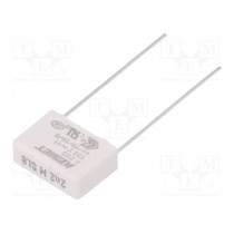 P295BJ222M500A; Capacitor: paper; Y1; 2.2nF; 500VAC; 15mm; ±20%; THT; Series: P295; KEMET