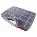 5853.000-391; Container: compartment box; 460x330x80mm; black; polypropylene; PARAT