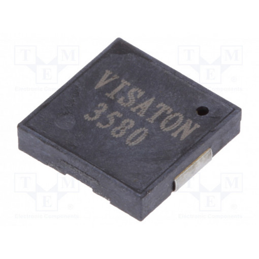 3580; Sound transducer: piezo; without built-in generator; 4kHz; 3V; VISATON 3580; Sound transducer: piezo; without built-in generator; 4kHz; 3V; VISATON