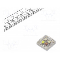 PBLB-3LTE; LED; RGBW; EMITER,quadcolour; 155°; 300mA; 3W; 3x3x1.8mm; Case: 3030; ProLight Opto