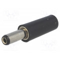 ; Plug; DC supply; female; 5,5/2,5mm; 5.5mm; 2.5mm; for cable; 14mm; 
