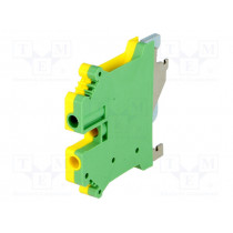 PC4-PE-01P-1Y-00A(H); Splice terminal: rail; 0.2÷4mm2; ways: 1; terminals: 2; Width: 6.2mm; DEGSON ELECTRONICS PC4-PE-01P-1Y-00A(H); Splice terminal: rail; 0.2÷4mm2; ways: 1; terminals: 2; Width: 6.2mm; DEGSON ELECTRONICS
