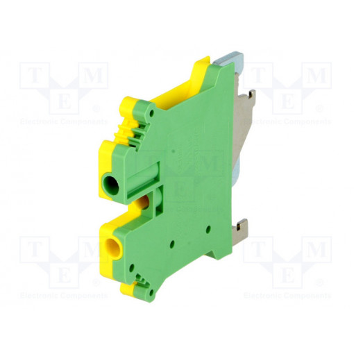 PC4-PE-01P-1Y-00A(H); Splice terminal: rail; 0.2÷4mm2; ways: 1; terminals: 2; Width: 6.2mm; DEGSON ELECTRONICS PC4-PE-01P-1Y-00A(H); Splice terminal: rail; 0.2÷4mm2; ways: 1; terminals: 2; Width: 6.2mm; DEGSON ELECTRONICS