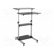 BP0070; Mobile stand up computer workstation; LOGILINK