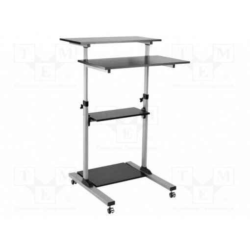 BP0070; Mobile stand up computer workstation; LOGILINK