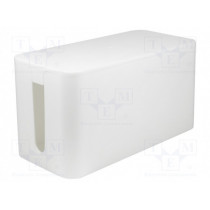 KAB0061; Cable box; Width: 115mm; L: 235mm; H: 120mm; Colour: white; LOGILINK