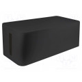 KAB0062; Cable box; Width: 157mm; L: 407mm; H: 133.5mm; Colour: black; LOGILINK